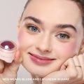 Lucky Beauty Blush & Lip Cream in Dare. 