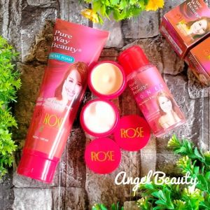 PAKET Cream Rose Pure Way Beauty KOMPLIT BRIGHTENING KIT