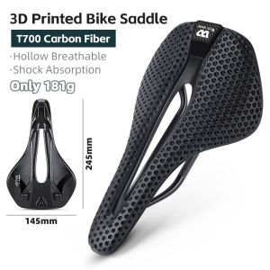 Tây đi xe đạp T700 sợi Carbon 3D in yên xe đạp nhẹ 181g sắp xếp hợp lý thiết kế tiện dụng MTB ghế xe đạp đường trường yên xe đạp Phụ Kiện Xe Đạp