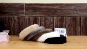 2026 Hot Sale Women Luxury winter 100% Real Mink Fur Headbands High Quality Real Fur Hair Band Lady Fashion Hair Hoop Furry Gift2026