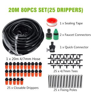 BOY TOOLS - 10/15/20/30M DIY Garden Micro Drip Irrigation System Automatic Plant Flower Watering Sprinker Kit