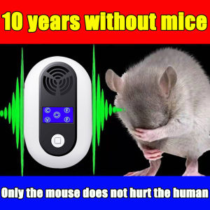 10years without mice！Ultrasonic Pest Repeller Send out sound waves to repel insect pests such as mice cockroaches mosquitoes spiders etc（Electric mouse repellent Rodent Repeller For Mouse Ultrasonic Repellent Mice Ultrasonic Electronic Anti Mosquito