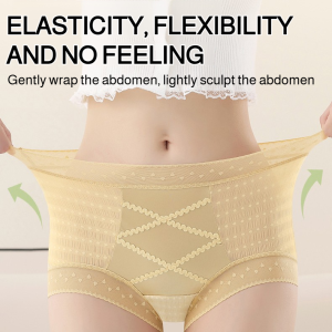 Womens Panties Tighten the Abdomen and Lift the Buttocks Antibacterial Extension Wear the S-curve