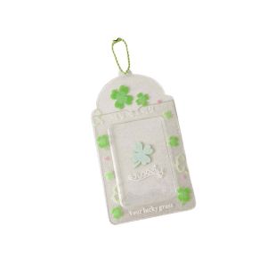 MMLUCK Star Strawberry Korean Photocard Holder Keychain Pendant PVC Card Cover Idol Card Display Protector Sweet Picture Card Protective Case Card Decor