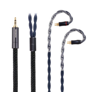NICEHCK DragonScale 7N OCC+ Palladium Silver Alloy Mixed Earphone Cable MMCX 2Pin for N5005 MK4 Legacy2 Blessing3 Variations