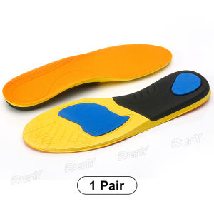 RunY Sports insoles Shock absorbing Comfortable Breathable Cushioning Soft Run insole
