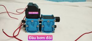 Đầu bơm dùng cho máy bơm mini rửa xe  phun sương chuyên dùng motor 12v.