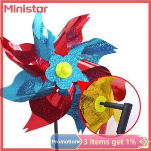 Ministar Bird Repeller Pinwheels Reflective Sparkly Bird Deterrent Windmill Protect Garde