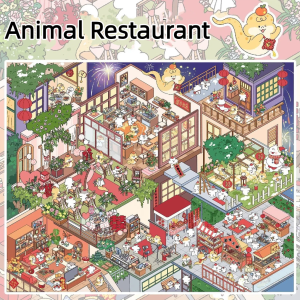 สติ๊กเกอร์ฉาก 3 มิติธีมซีรีส์ 7.0 เจ้าหญิงเงือก ปริศนาตัวต่อสามมิติแบบเรียงซ้อนลดแรงกด DIY ขนาดเล็กโดยไม่ต้องตัด