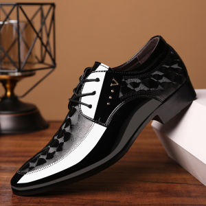 Prelesty COD Sepatu Pantofel Pria Pantofel Tali Hitam Pria Oxford Kekinian Fantofel Kuliah Kerja Kantor Keren Sepatu Murah 067