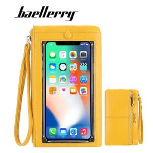 Baellerry Dompet Hp Wanita Terbaru Dompet Slim Cewek Dompet Wanita Bisa Layar Sentuh Dompet Kartu Cewek Dompet Koin Dompet Panjang Slim Dompet Import Viral Terbaru