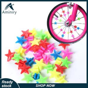 Aminiry[Love sports] ล้อจักรยาน36ชิ้นซี่ล้อพลาสติกอุปกรณ์ตกแต่งจักรยาน