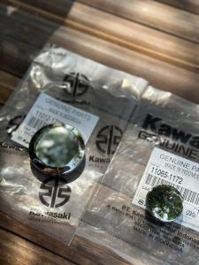 CAP TUTUP SWING ARM TUTUP RANGKA SET BESAR DAN KECIL NIJA R SS RR NEW OLD ORIGINAL KAWASAKI