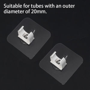 Free Punching Wall Mounted Water Pipe Fixing Holder for 16/20/25mm Water Pipe U-shaped Clip Gas Pipe Fixer