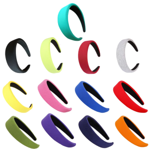 Phong cách Băng đô rộng cho phụ nữ thanh thiếu niên thoải mái vải lụa sữa hairhoop Phụ kiện tóc cho dịp khác nhau trang phục