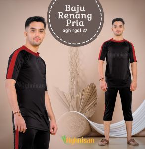 Baju Renang Pria Dewasa Spandex Nylon Aghnisan