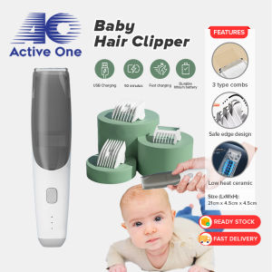 ACTIVEONE Mesin Rambut Baby Hair Trimmer Silent Gunting Rambut Baby Child Hair Shaver Kids Hair Cutter Clipper  - Fulfilled by ACTIVEONE