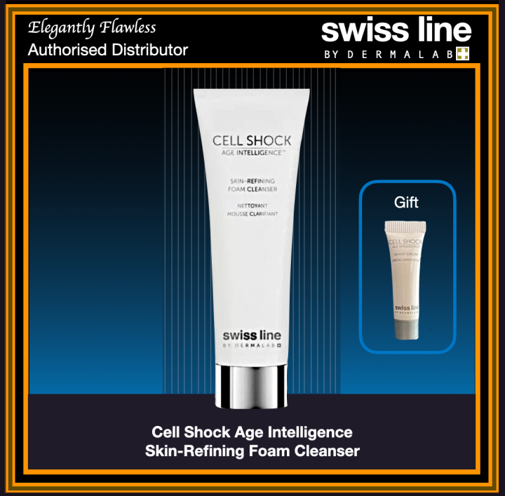 SWISSLINE Age Intelligence Skin-refining Foam Cleanser 轻肌净透泡沫洁面霜 ...