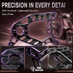 Two Tone CNC Swing Arm Motorcycle External Mod Parts Fit Giorno 125