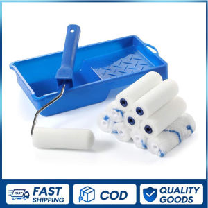 PoloLock Baby Paint Roller 4inch Roller Black Paint Tray High Quality Roller Refill