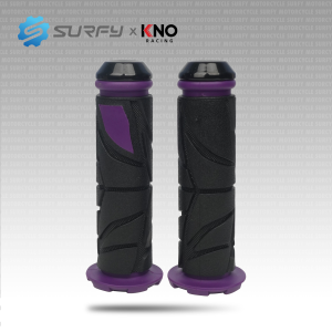 KNO Motorcycle Handle Grip Rubber Gel With Bar End Universal