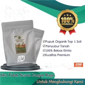 Top 1 Soil Pupuk Organik Padat Kohe Ayam Murni Halus Fermentasi 1 Kg