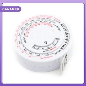 【CANAMEK】 BMI Body Mass Index Retractable Tape 150cm Measure Calculator Diet Weight Loss Tape Measures Tools