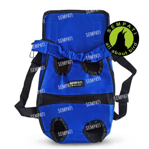 SEMPATI Tas Kucing Gendong Depan Tas Pet Cargo Kucing Tas Gendongan Depan Belakang Eco Tas Kucing Anjing Puppy Cat Kitten Anabul Pet Travel Bag Tas Bawa Hewan Pet Bag