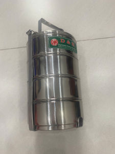 Cà Mên Hộp Cơm Inox 304 4 ngăn Đường Kính 14cm