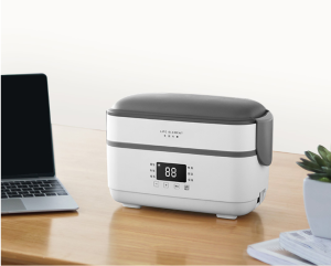 Asli Xiaomi Life Element Multifunction Electric Lunch Box Double keluli tahan karat Liner penebat mudah alih Steam Heat Electric Rice Cooker pejabat dari xiaomi youpin