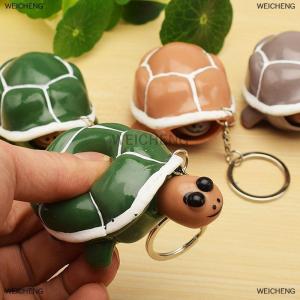 [COD] WEICHENG Tortoise Keychain Head Popping Squishy Squeeze Toy for Stress Reduction for Men