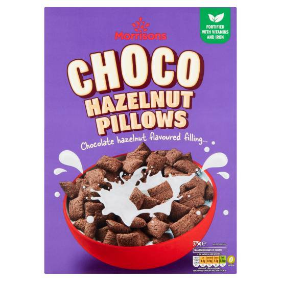 Morrisons Choco Nut Pillows Cereal 375g เมอริสัน ช็อคโก นัท ซีเรียล ...