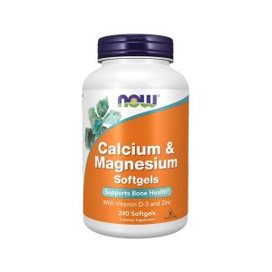 NOW Calcium & Magnesium Softgels viên uống bổ sung Canxi magie chắc khỏe xương tăng đề kháng - - Cải thiện chức năng tim mạch: Cả canxi và magie đều cần thiết cho hoạt động bình thường của tim và hệ thống mạch máu.