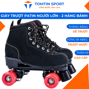Giày trượt patin người lớn 4 bánh 2 hàng cho nam nữ đi được ngay không sợ ngã chính hãng Juwei - TOMTIN SPORT quà tặng thể thao