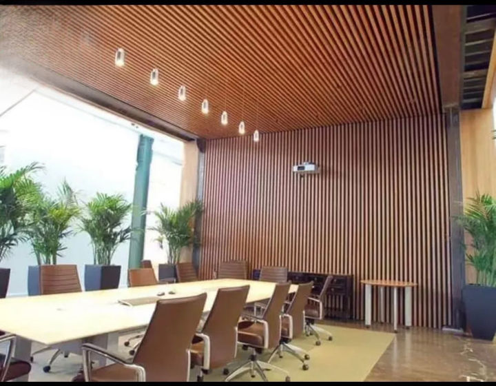 pvc Waterproof Board PVC Grille Wall Panel Modern 3D Solid Ecological