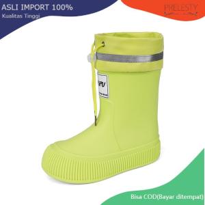 Prelesty Sepatu Sawah Wanita Boot Tinggi Karet Kerja Proyek Anti Air Banjir Sepatu Hujan Cewek Murah Keren Tidak Licin Kekinian 379