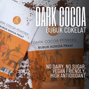Bubuk Coklat Kokoa Premium / Cocoa Powder Dark Timurasa - 125g Cocoa Asli