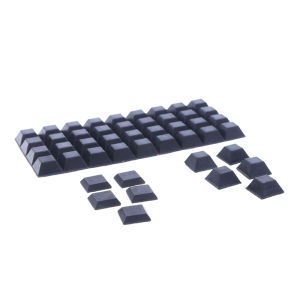 LEI 40pcs Square Rubber Feet Self-Adhesive Bumper Door Buffer Stop Furniture Pads