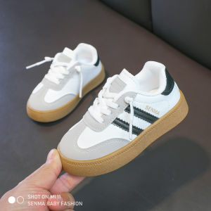 SENMA Rubber Shoes For Kids Girls Korean Shoes Boys Sneakers White Baby Shoes 1 to 5 Years Old