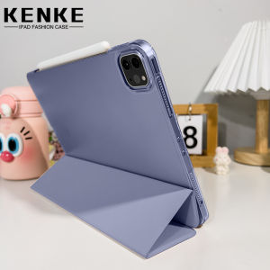 KENKE Vỏ iPad Vỏ cứng trong suốt mờ cho ipad 2024 air 13 inch air 11 inch 2022 m2 pro 11 inch ipad 10 ipad 5 6 Air 1 air 2 mini 6 Air 5 air 4 case ipad 10.2 inch iPad thế hệ thứ 9 thế hệ thứ 8 thế hệ thứ 7 mỏng và nhẹ bảo vệ uốn cong