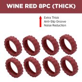 🇸🇬 8PCS Silicone Luggage Wheel Protector Cover Noise Reduction Trave Luggage Suitcase Wheels Rubber Caster