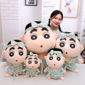 YOUSHI TOP คอสเพลย์ PROP ของขวัญวันหยุด ภาษาญี่ปุ่นญี่ปุ่น มาพร้อมกับของเล่น ของตกแต่งบ้าน อุปกรณ์คอสเพลย์ รูปแบบการเก็บรวบรวม คู่นอนหลับ หมอนผ้าพลัฌ ตุ๊กตายัดไส้สีเทียน ของเล่นตุ๊กตาชินจัง ของเล่นตุ๊กตาความคิดริเริ่ม