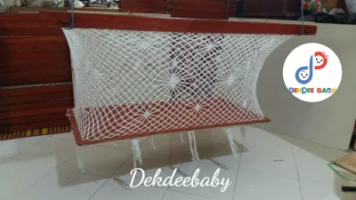 เปลตาข่าย เปลโบราณ เปลถักมือ มี 2 แบบ