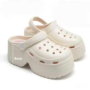 Sandal Wanita Sandal Baim Wedges Terbaru Kekinian Sandal Puji Kodok Nyaman Empuk Korea Style Fashion