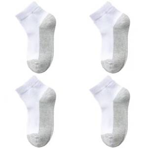 [SG Seller] 4 Pairs Dirty-resistant Childrens Cotton Socks  |  Breathable Comfortable Student Socks