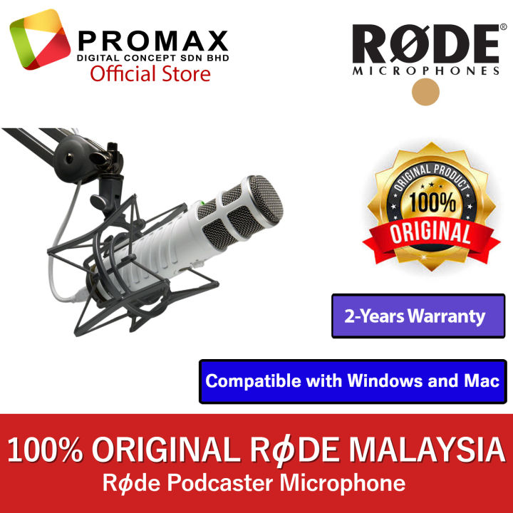 Podcaster With Rode Mircophone Rode Podcaster Microphone (100% Original Rode Malaysia) | Lazada