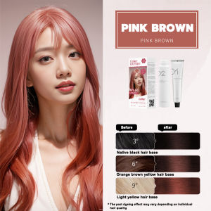 Hair Dye Milk Tea Ash Brown Ash Ash Blonde Hair Dye For Cover Gray White Hair Herbal Mild Hair Cream
