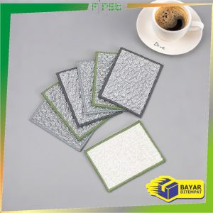 FH-C1327 Kain Lap Dapur 2 Sisi Microfiber Pembersih Lap Gelas Piring Serbaguna / Kain Lap Dapur