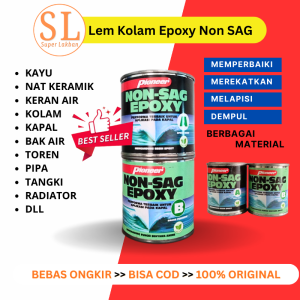 Lem Epoxy Pioneer Non Sag Marine 170gr 2 Komponen 340gr Dempul Kapal Anti Bocor dan Lem Serbaguna