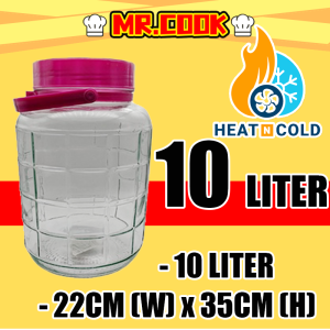 [MR.COOK] Bottle Kaca Air Tebal Balang Kaca Glass Bottle Storage Container Simpan Barang Bottle Kaca 梅酒瓶 玻璃瓶